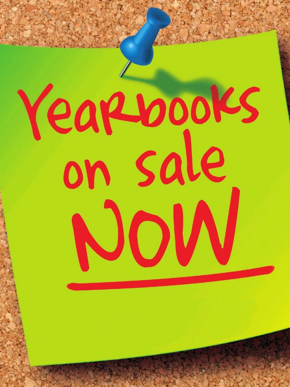 Yearbook on Sale NOW Post-It Note